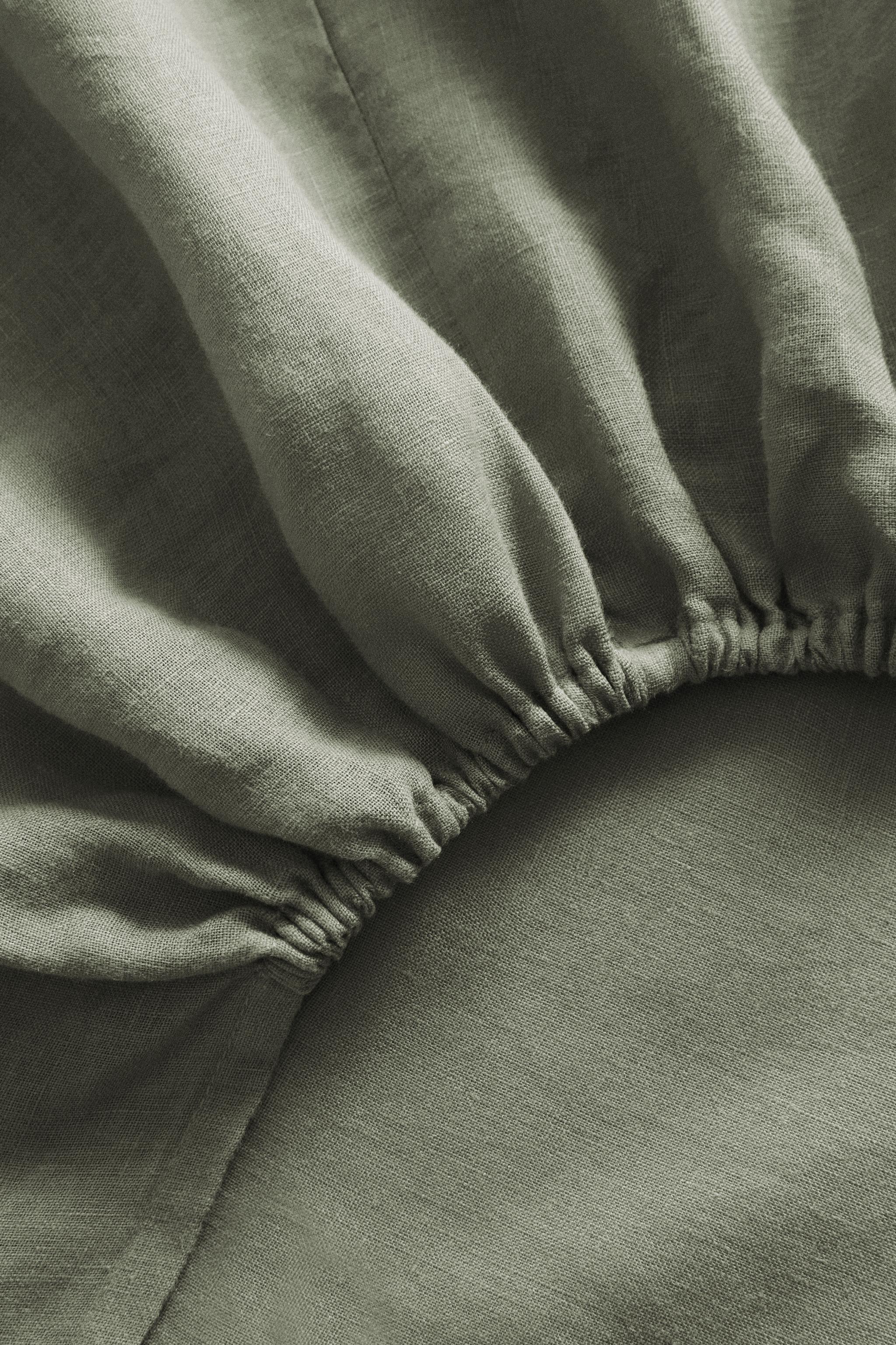 FADED LINEN FITTED SHEET (140 GSM)